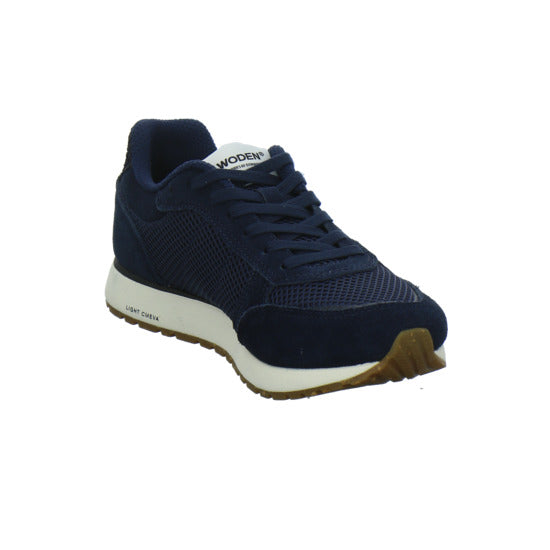 Woden Ronja Icon Schnürhalbschuhe Dunkelblau - 360° Ansicht
