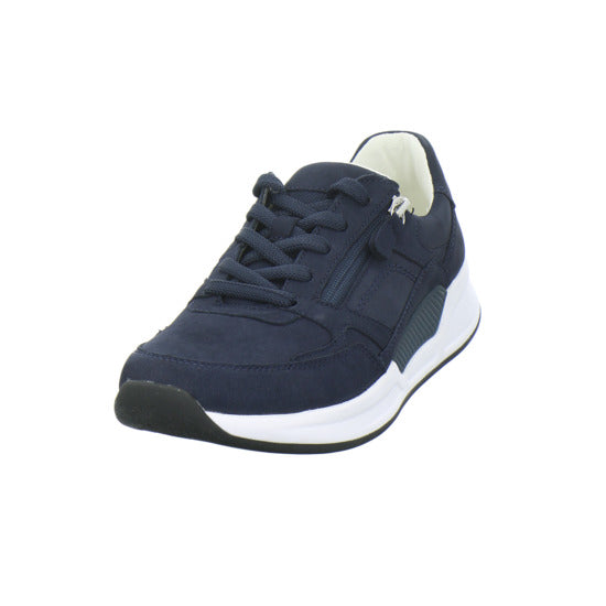 Gabor Comfort Rolling Soft Schnürhalbschuhe Dunkelblau - 360° Ansicht