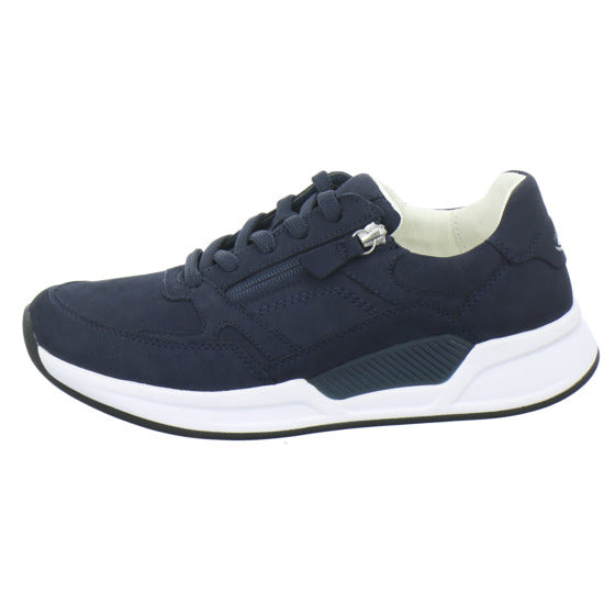 Gabor Comfort Rolling Soft Schnürhalbschuhe Dunkelblau - 360° Ansicht