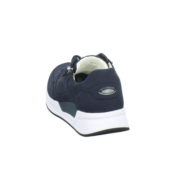 Gabor Comfort Rolling Soft Schnürhalbschuhe Dunkelblau - 360° Ansicht