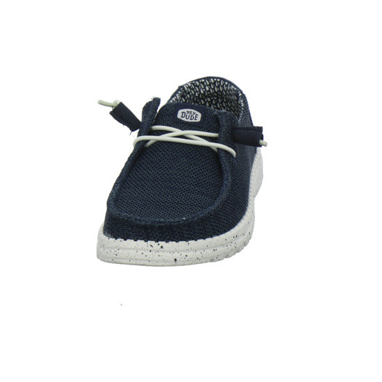 Hey Dude Wendy Stretch Socks Schnürhalbschuhe Dunkelblau - 360° Ansicht