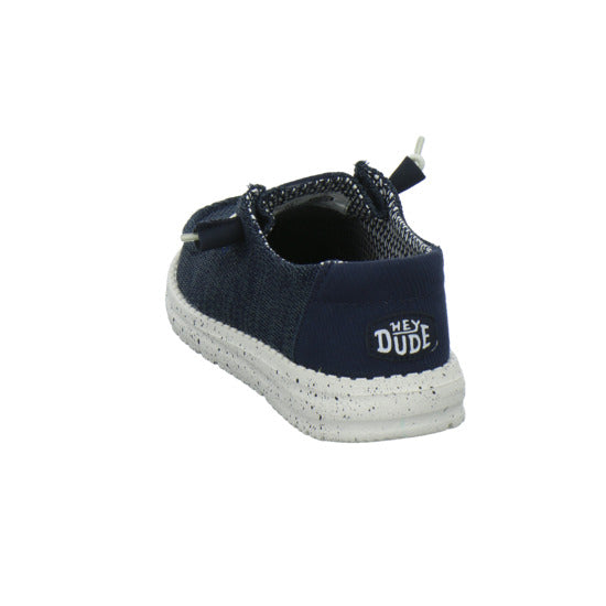 Hey Dude Wendy Stretch Socks Schnürhalbschuhe Dunkelblau - 360° Ansicht