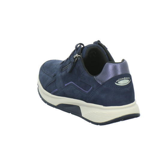 Gabor Comfort Rolling Soft Schnürhalbschuhe Dunkelblau