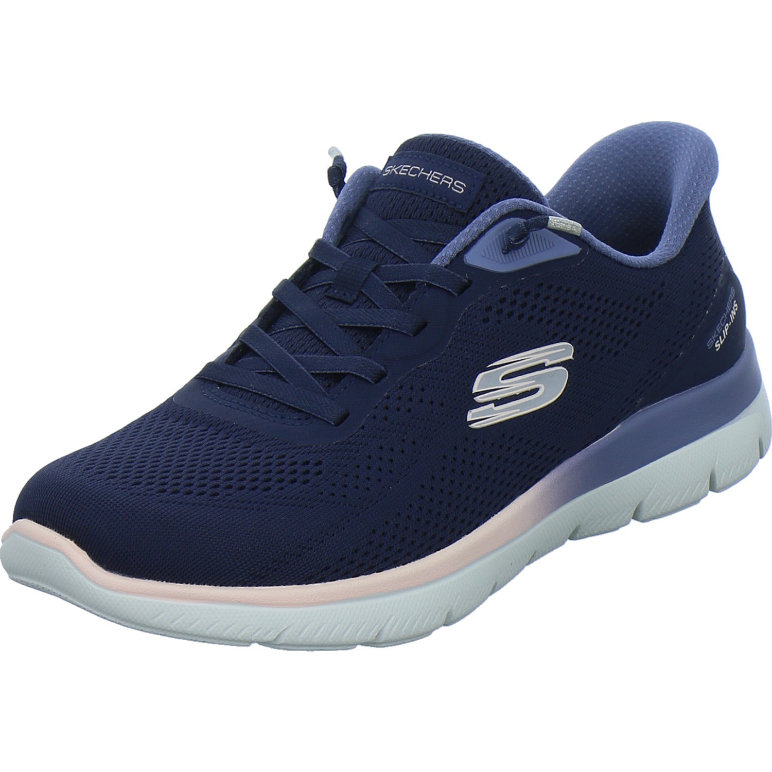 Skechers Sneaker Damen Summits Slip-Ins Dunkelblau