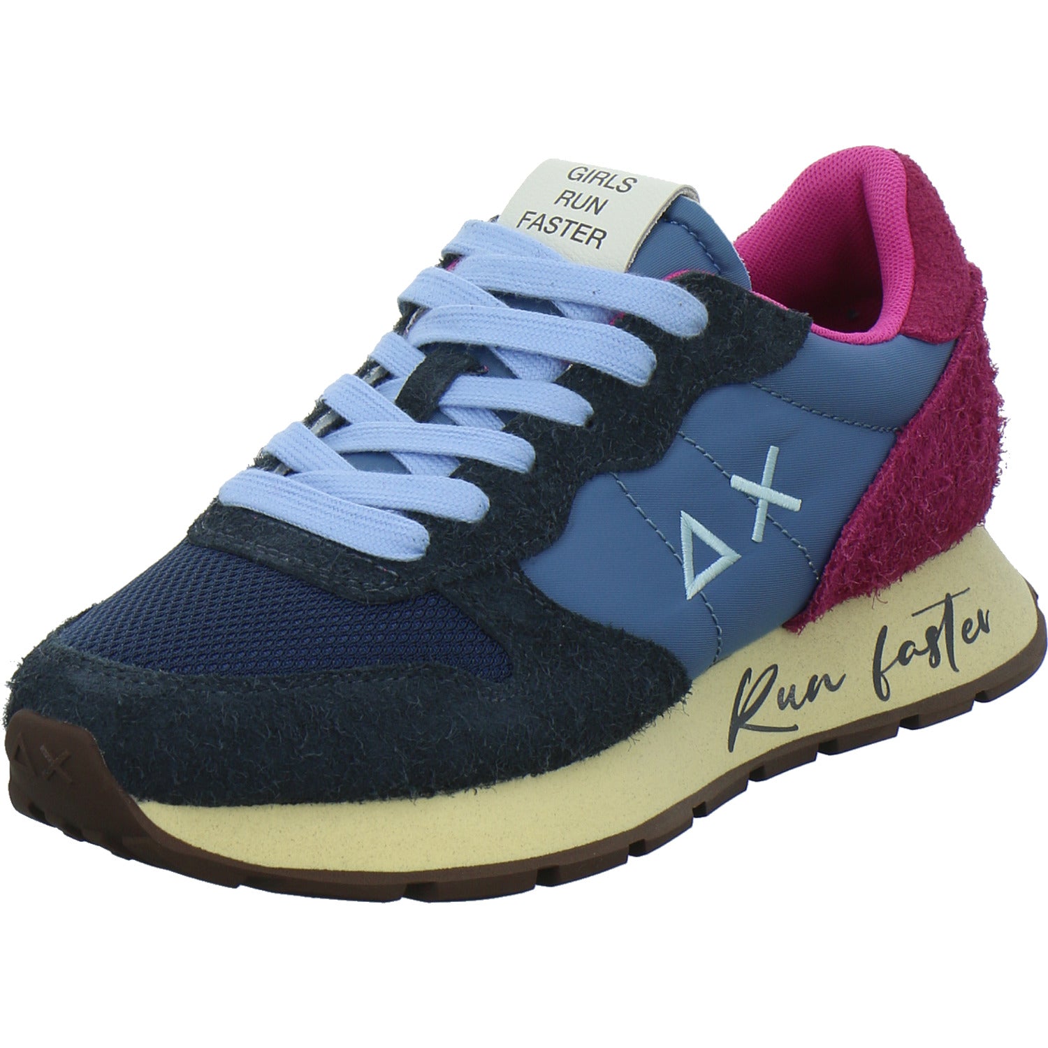 SUN68 Sneaker Damen Blau-kombi