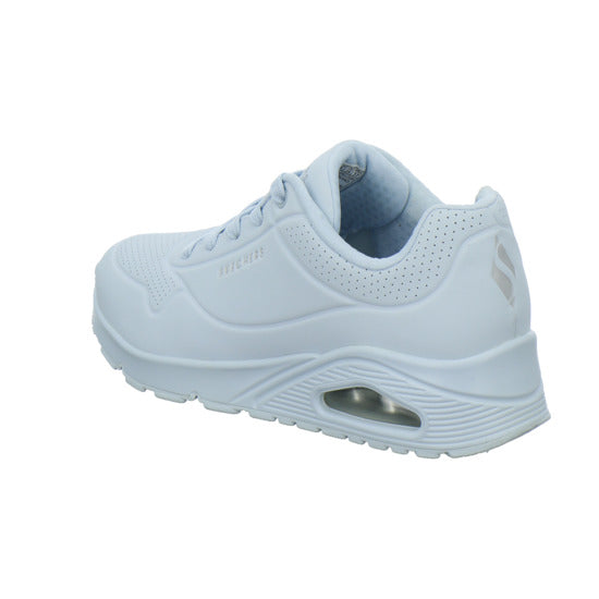 Skechers UNO Schnürhalbschuhe Hellblau - 360° Ansicht