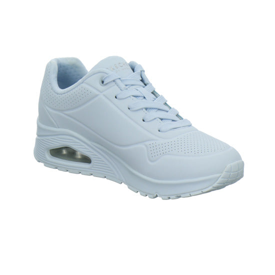 Skechers UNO Schnürhalbschuhe Hellblau - 360° Ansicht