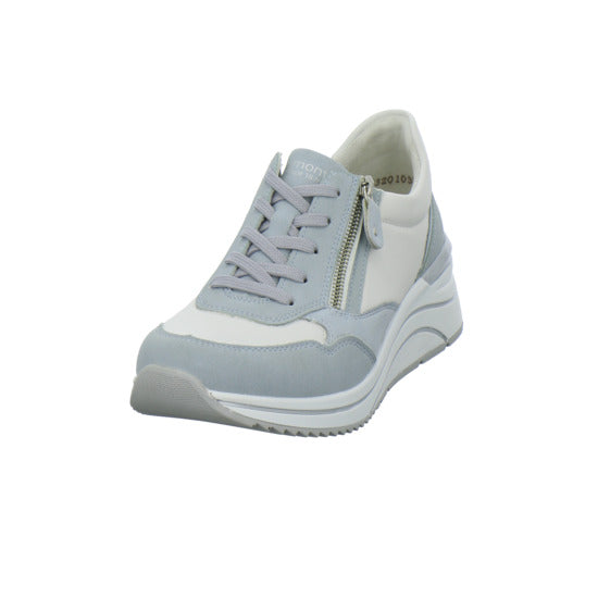 Remonte Schnürhalbschuhe Hellblau - 360° Ansicht
