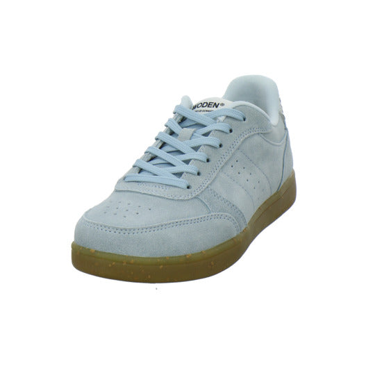 Woden Bjork Suede Schnürhalbschuhe Hellblau - 360° Ansicht