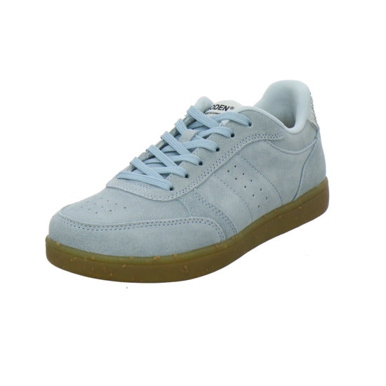 Woden Bjork Suede Schnürhalbschuhe Hellblau - 360° Ansicht