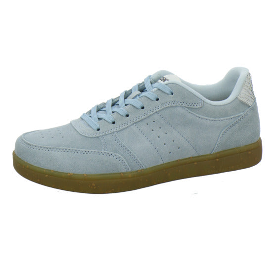 Woden Bjork Suede Schnürhalbschuhe Hellblau - 360° Ansicht