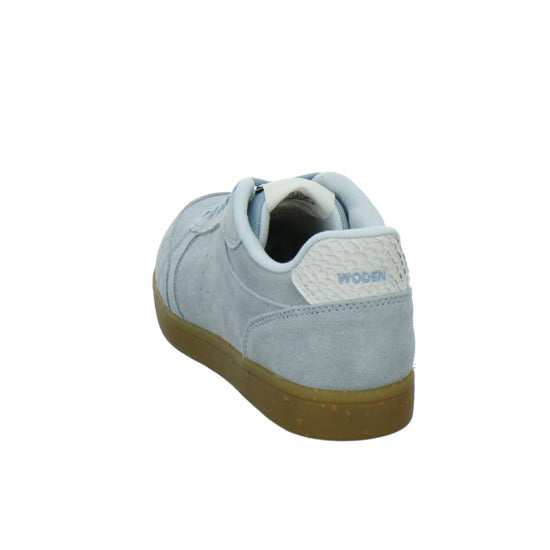 Woden Bjork Suede Schnürhalbschuhe Hellblau - 360° Ansicht