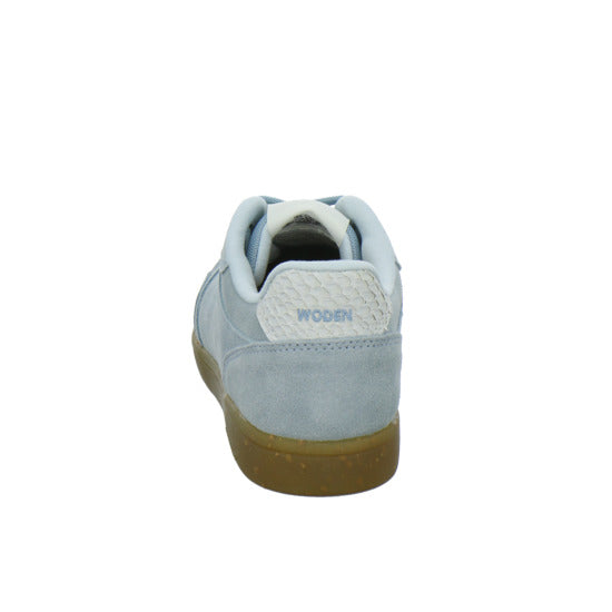 Woden Bjork Suede Schnürhalbschuhe Hellblau - 360° Ansicht