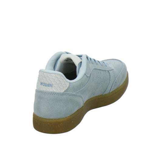 Woden Bjork Suede Schnürhalbschuhe Hellblau - 360° Ansicht