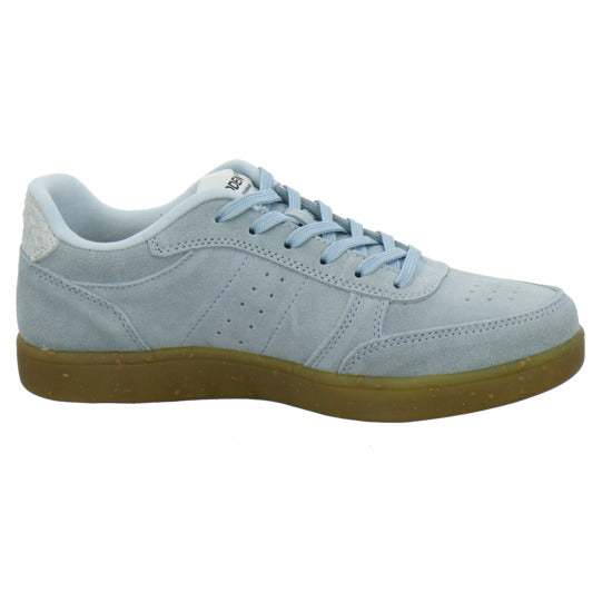 Woden Bjork Suede Schnürhalbschuhe Hellblau - 360° Ansicht