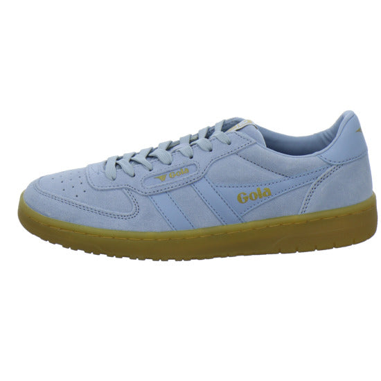 Gola Hawk Suede Schnürhalbschuhe Hellblau - 360° Ansicht