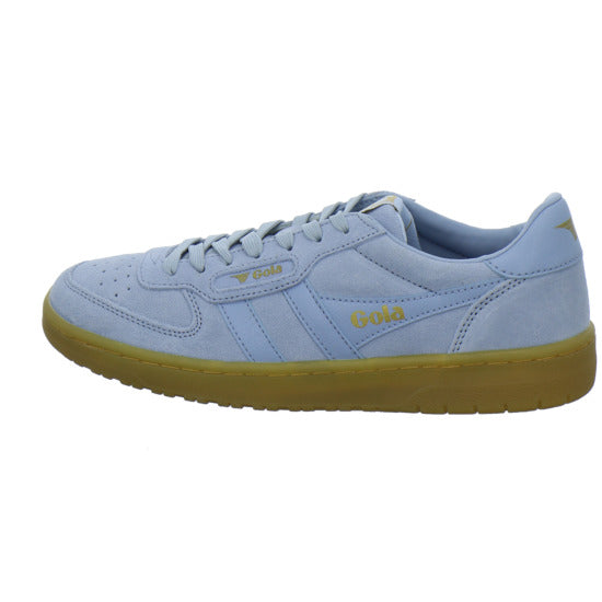 Gola Hawk Suede Schnürhalbschuhe Hellblau - 360° Ansicht