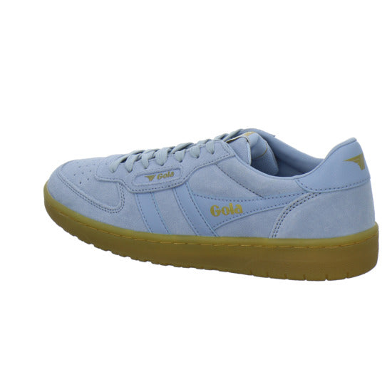 Gola Hawk Suede Schnürhalbschuhe Hellblau - 360° Ansicht