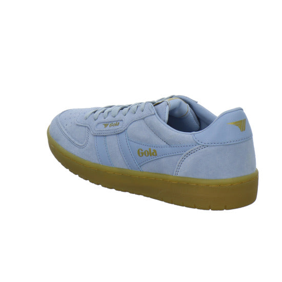 Gola Hawk Suede Schnürhalbschuhe Hellblau - 360° Ansicht