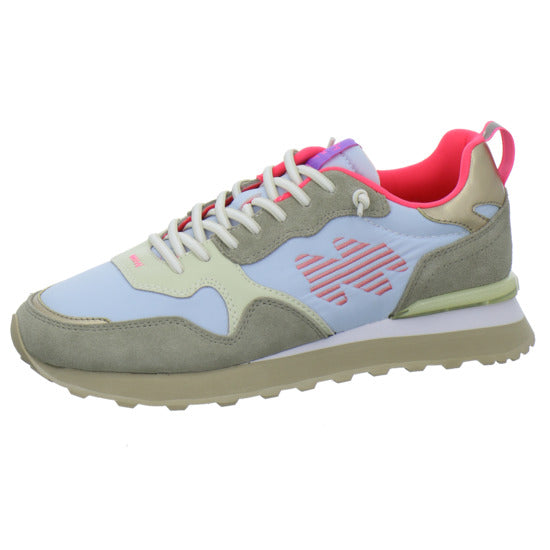 Maripe Schnürhalbschuhe Hellblau - 360° Ansicht