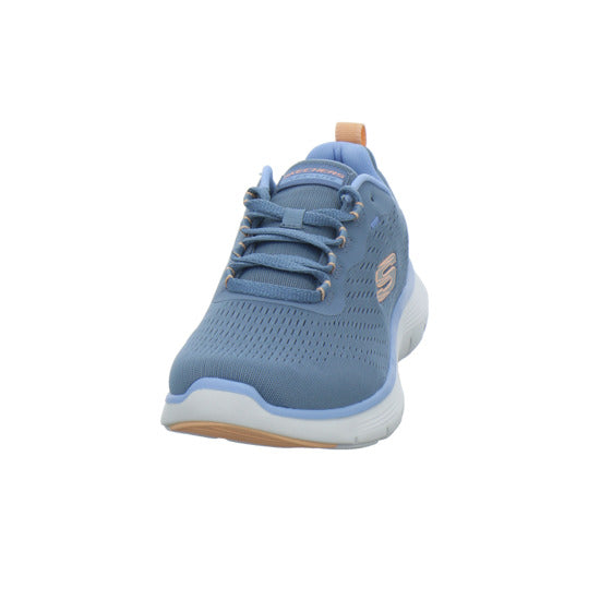 Skechers FLEX APPEAL Schnürhalbschuhe Hellblau - 360° Ansicht