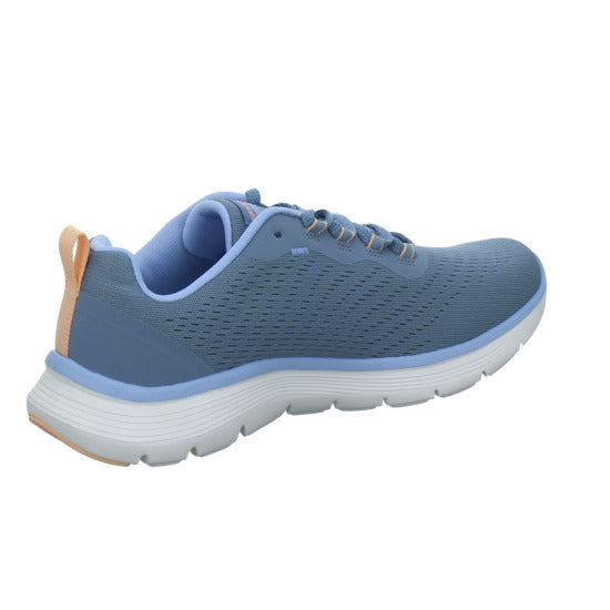 Skechers FLEX APPEAL Schnürhalbschuhe Hellblau - 360° Ansicht