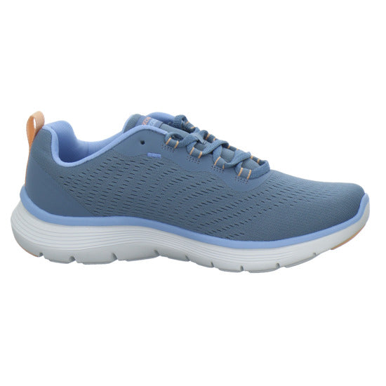 Skechers FLEX APPEAL Schnürhalbschuhe Hellblau - 360° Ansicht