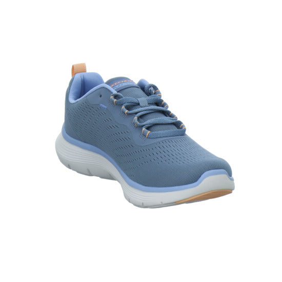Skechers FLEX APPEAL Schnürhalbschuhe Hellblau - 360° Ansicht