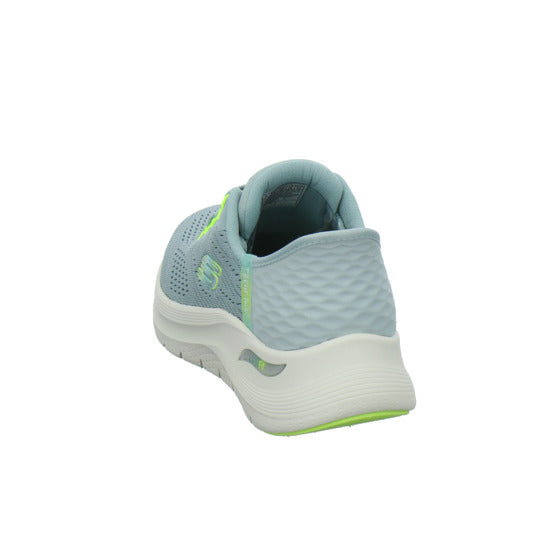 Skechers ARCH FIT SLIP INS Schnürhalbschuhe Hellblau - 360° Ansicht