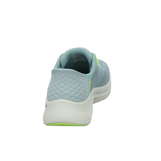 Skechers ARCH FIT SLIP INS Schnürhalbschuhe Hellblau - 360° Ansicht