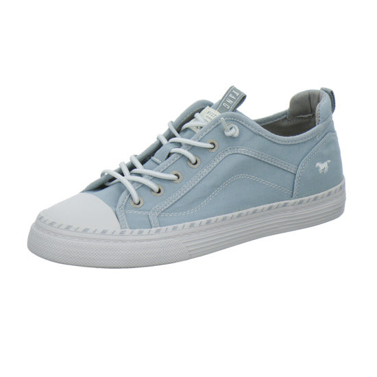 Mustang Schnürhalbschuhe Hellblau - 360° Ansicht