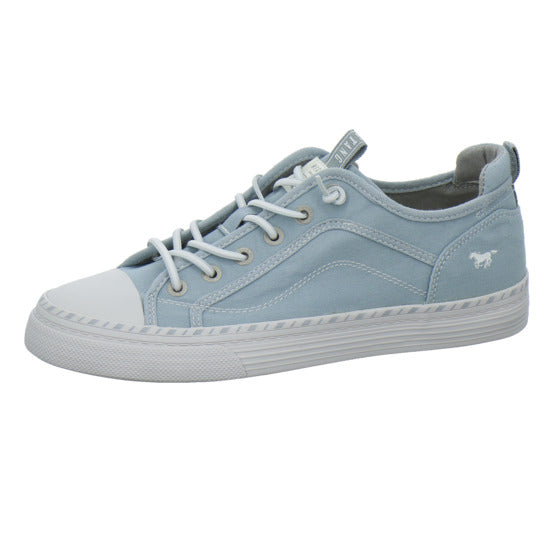 Mustang Schnürhalbschuhe Hellblau - 360° Ansicht