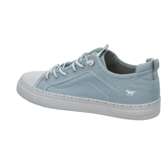Mustang Schnürhalbschuhe Hellblau - 360° Ansicht