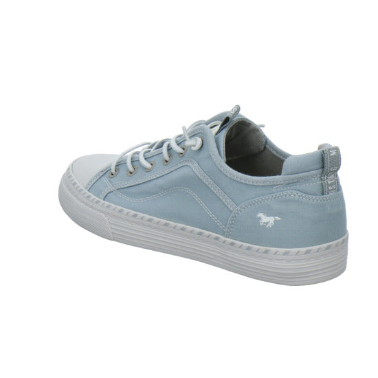Mustang Schnürhalbschuhe Hellblau - 360° Ansicht