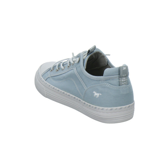 Mustang Schnürhalbschuhe Hellblau - 360° Ansicht