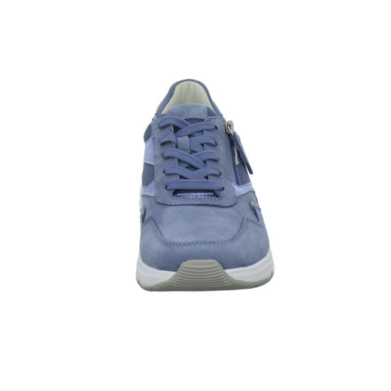 Gabor Comfort Rolling Soft Schnürhalbschuhe Hellblau - 360° Ansicht