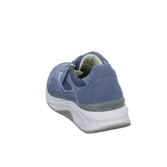 Gabor Comfort Rolling Soft Schnürhalbschuhe Hellblau - 360° Ansicht