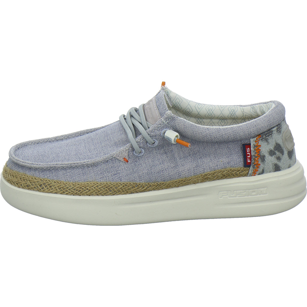 Fusion Schnürhalbschuhe Hellblau