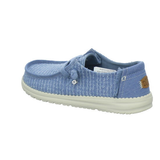 Hey Dude Sneaker Damen Wendy Frayed Hellblau
