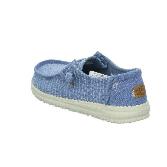 Hey Dude Sneaker Damen Wendy Frayed Hellblau