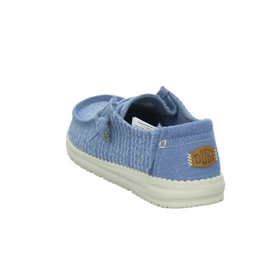 Hey Dude Sneaker Damen Wendy Frayed Hellblau