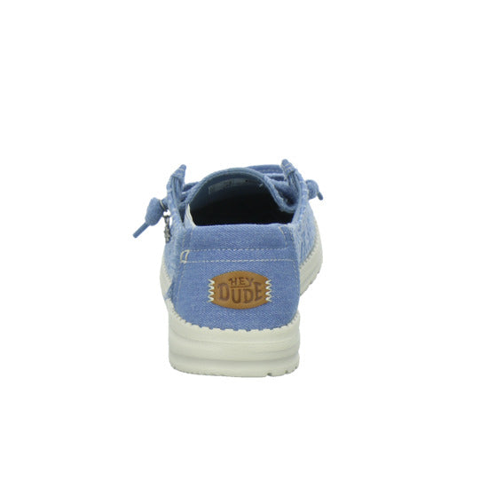 Hey Dude Sneaker Damen Wendy Frayed Hellblau