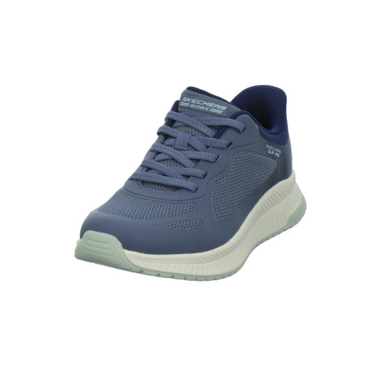 Skechers Sneaker Damen Bobs Squad Slip Ins Denim