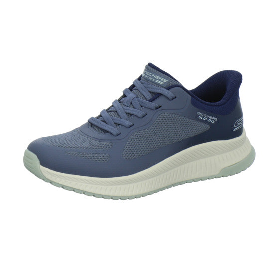 Skechers Sneaker Damen Bobs Squad Slip Ins Denim