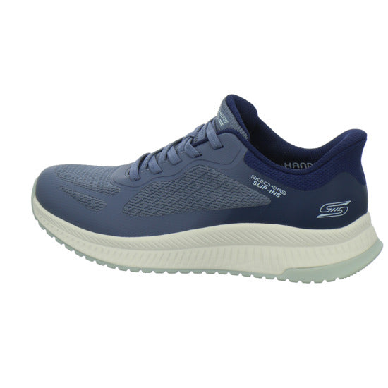 Skechers Sneaker Damen Bobs Squad Slip Ins Denim