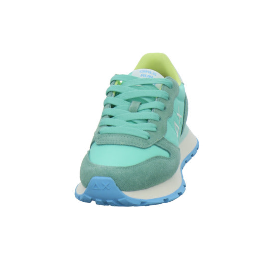 SUN68 Ally Solid Schnürhalbschuhe türkis - 360° Ansicht