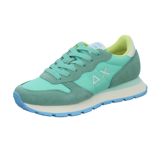 SUN68 Ally Solid Schnürhalbschuhe türkis - 360° Ansicht