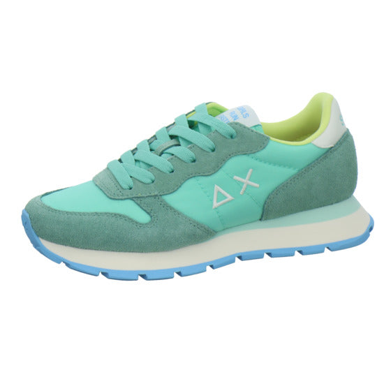 SUN68 Ally Solid Schnürhalbschuhe türkis - 360° Ansicht