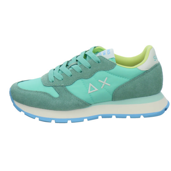 SUN68 Ally Solid Schnürhalbschuhe türkis - 360° Ansicht