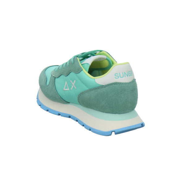 SUN68 Ally Solid Schnürhalbschuhe türkis - 360° Ansicht